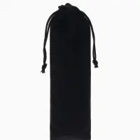 Набор мешочков бархатных 50шт. , 6*18 см, цвет чёрный (10803645)