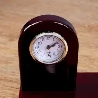 Набор настольный, органайзер 5 в 1 с визитницей и часами, 34&times;20&times;13 см