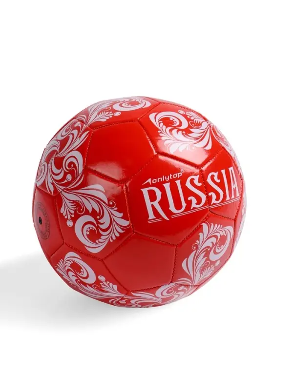 Футбольный мяч ONLYTOP RUSSIA, машинная сшивка, 32 панели, р. 5, PVC