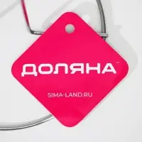 Держатель для бумажных полотенец настольный Доляна, 13.5&times;13.5&times;28 см, хромированный