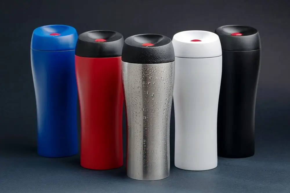 Термостакан Solingen, вакуумный, герметичный, черный Термостакан Solingen, вакуумный, герметичный, черный