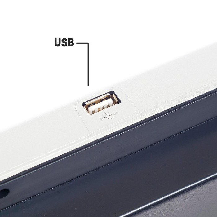 Синтезатор «Музыкальный взрыв» c радио и USB, 49 клавиш, работает от сети и от батареек, блок питания