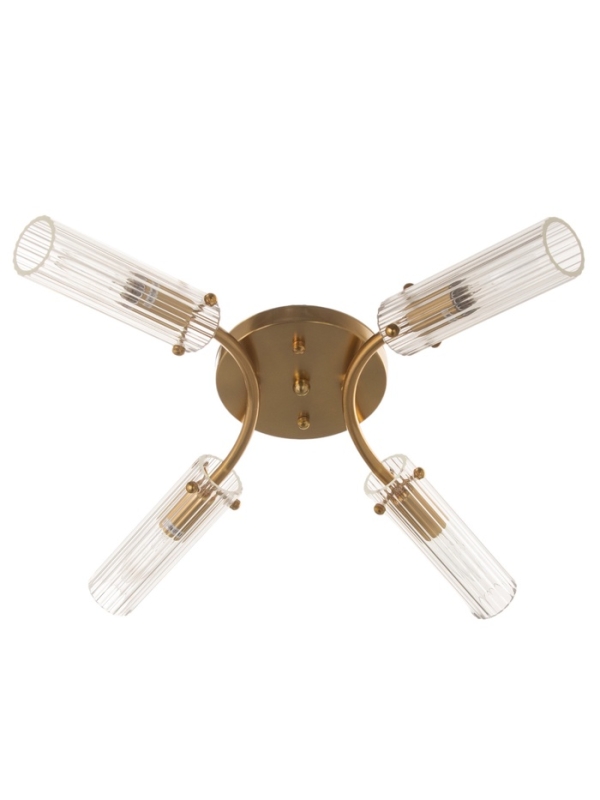 Люстра Люстра "Рико" 4х40Вт Е27 бронза 46х40х18см