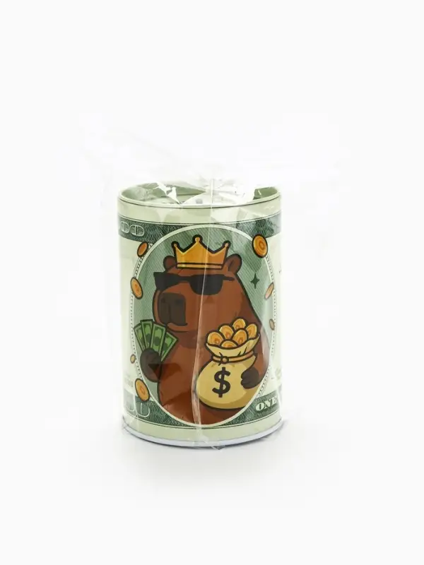 Копилка для денег &laquo;Банка. Капибара&raquo;, металл, 8&times;12 см