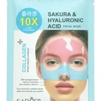 Гидрогелевая маска для лица, с экстрактом сакуры и гиалуроновой кислотой, 30 мл