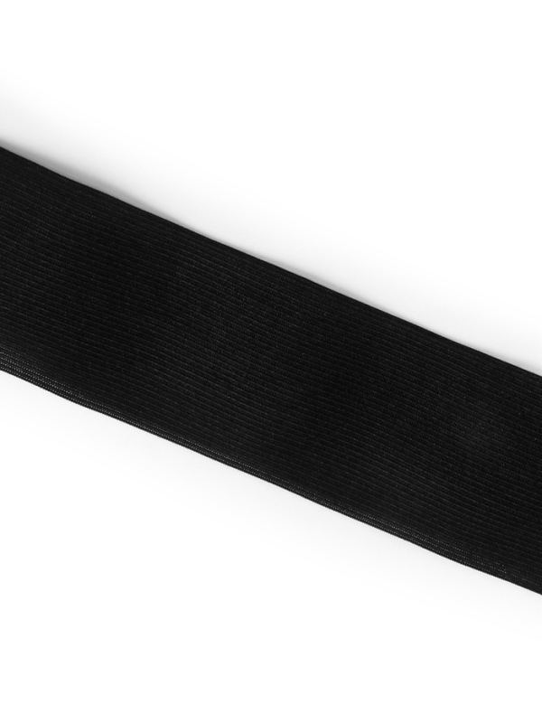 Резинка вязанная 60мм 40±2м чёрный АУ Резинка вязанная 60мм 40±2м чёрный АУ