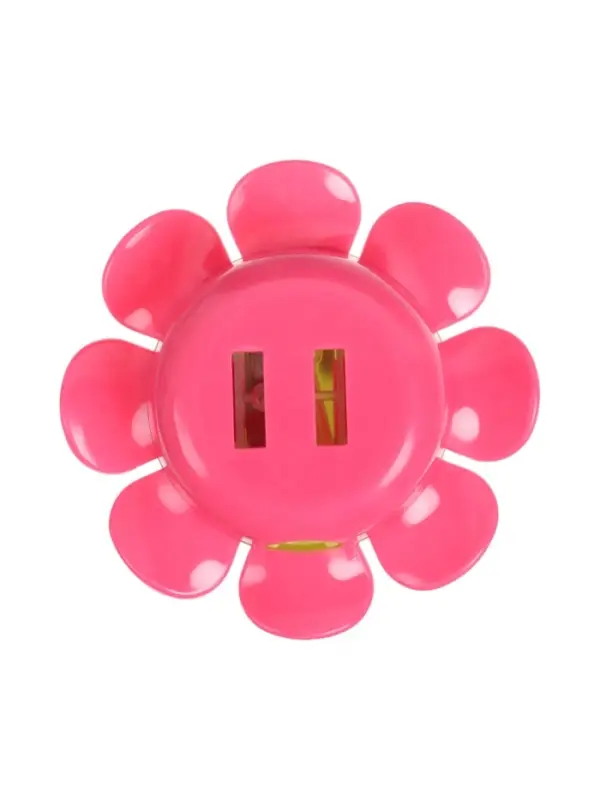 Набор точилок, 4 штуки с контейнером «Ромашка-смайл», МИКС