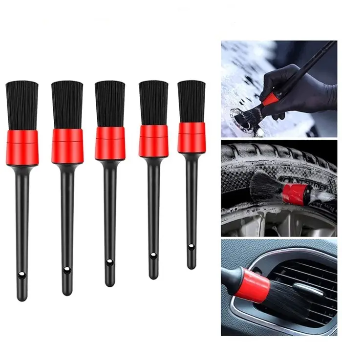 Щетка для детейлинга автомобиля, набор 5 шт.