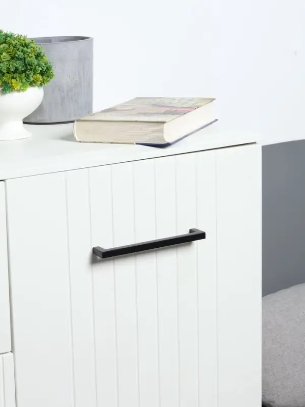 Ручка-скоба CAPPIO SQUARE RSC007, алюминий, м/о 160 мм, цвет черный