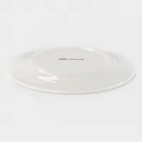 Тарелка десертная Доляна White Label, d=18.3 см, с утолщённым краем, фарфор, белая