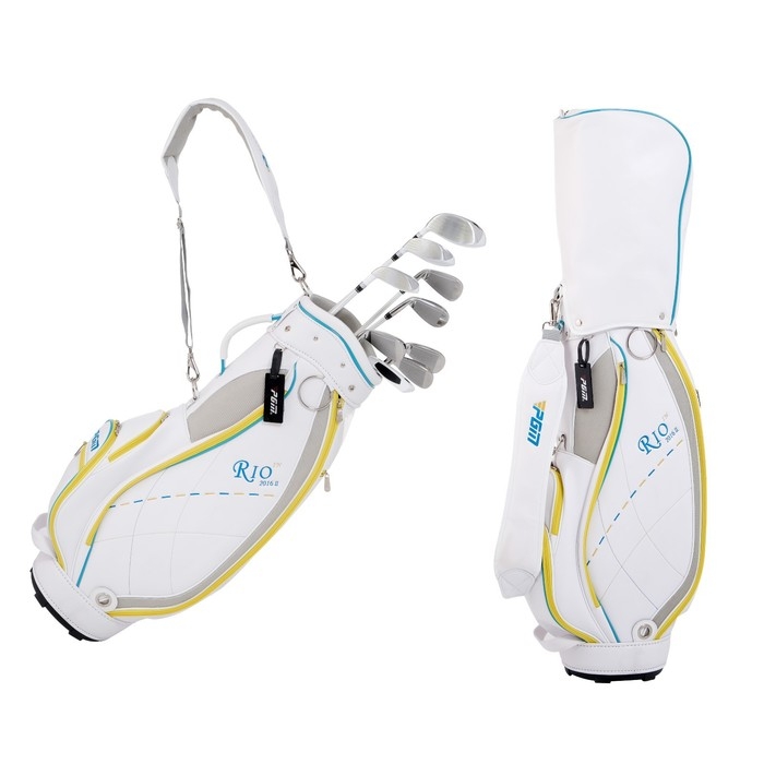 Набор клюшек для гольфа PGM Набор клюшек для гольфа PGM "Rio II", 11 шт, для девушек, сумка в комплекте