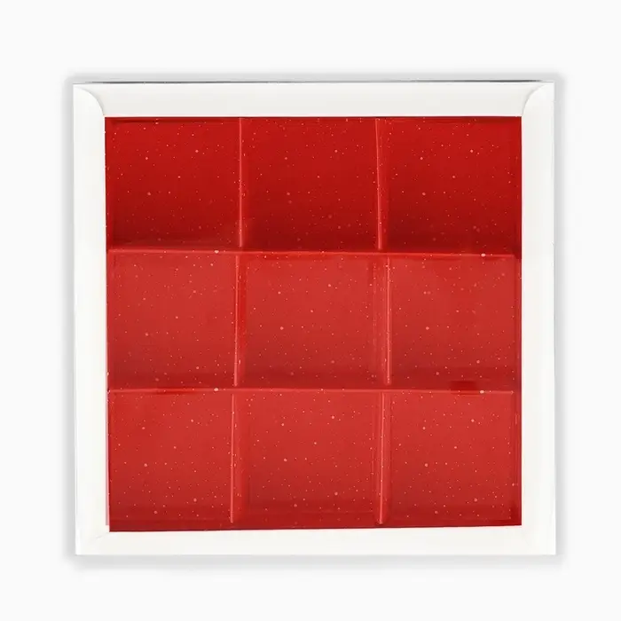 Коробка под 9 конфет новогодняя с ячейками &laquo;Аромат праздника&raquo;, 14.5&times;14.5&times;3 см