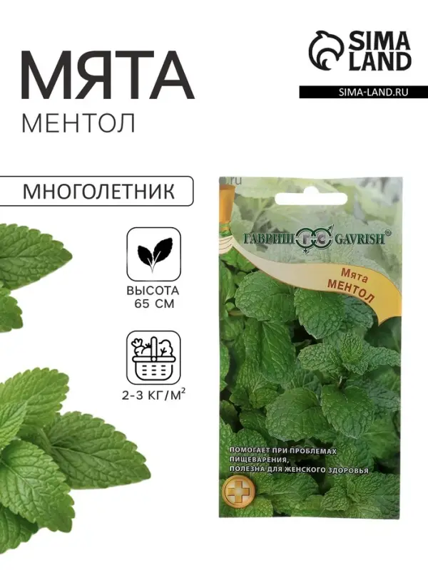 Семена Мята садовая &laquo;Ментол&raquo;, 0.05 г, &laquo;Гавриш&raquo;