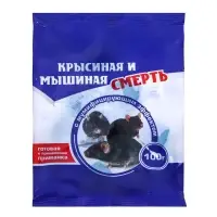 Тесто-брикет крысиная и мышиная смерть &laquo;Избавитель&raquo;, 100 г
