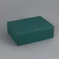Коробка складная &laquo;Изумрудная&raquo;, для подарков, хранения и отправки посылок, 27&times;21&times;9 см