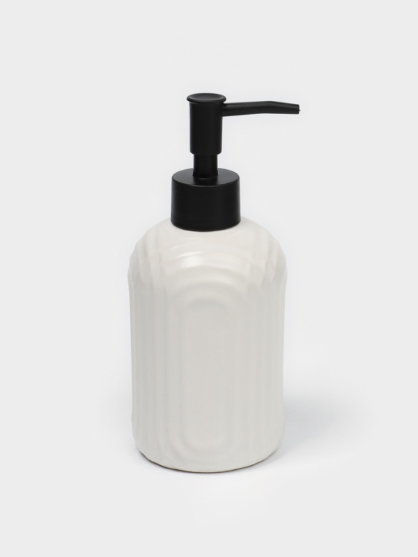 Набор для ванной Набор для ванной "Волна" 3 предмета (дозатор для мыла, стакан, мыльница)