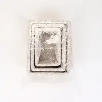 Набор корзин &laquo;Валери&raquo; 3 шт.: 18&times;12&times;10, 22&times;16&times;11, 26&times;20&times;12 см, бумага, молочные, прямоугольные
