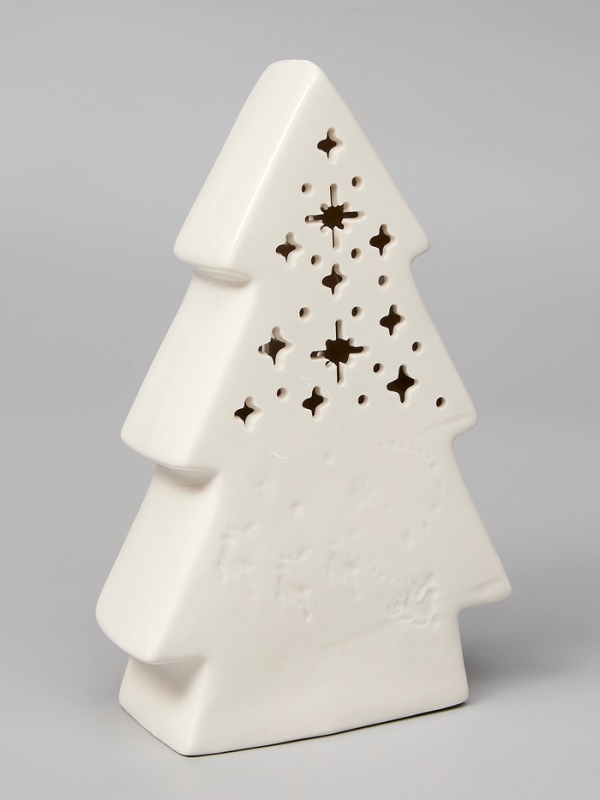 Светодиодная фигура Светодиодная фигура "Волшебная елочка" 20.6х12.5х6, 1 LED, LR44x3(в компл.), Т/БЕЛЫЙ