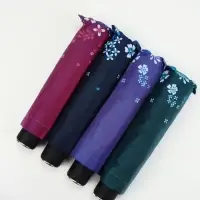 Зонт механический &laquo;Хамелеон&raquo;, эпонж, 4 сложения, 10 спиц, R=49/56 см, d=98 см, МИКС