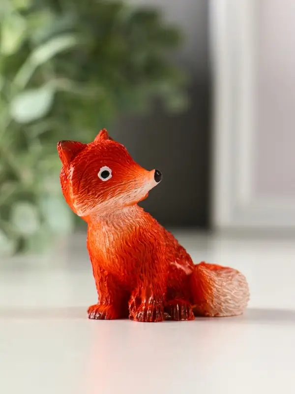 Фигурка полистоун &laquo;Маленькая лисичка&raquo;, 5.8&times;3.5&times;5.6 см, МИКС