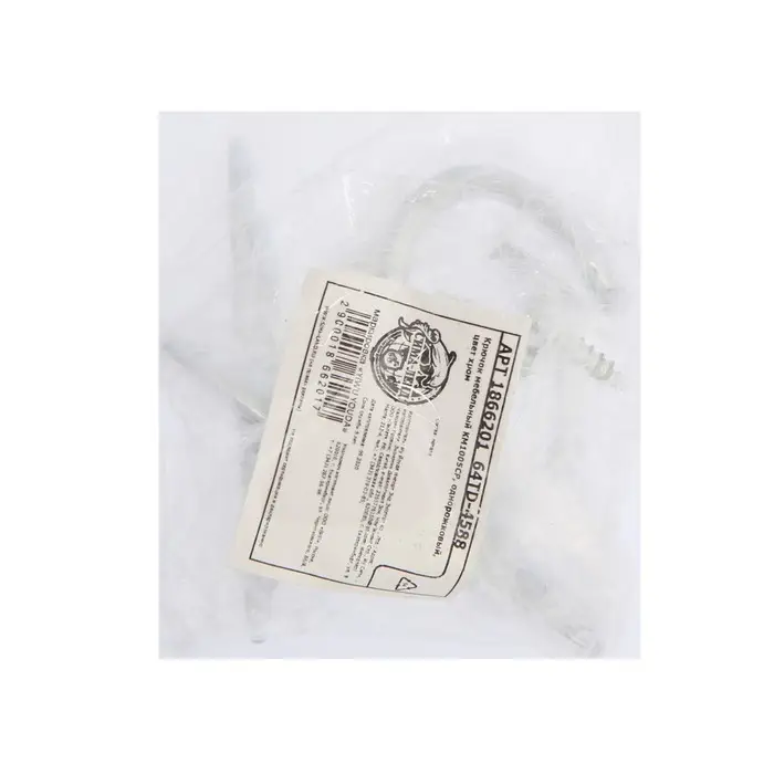 Крючок мебельный ТУНДРА TKO024, однорожковый, хром, 2 шт.