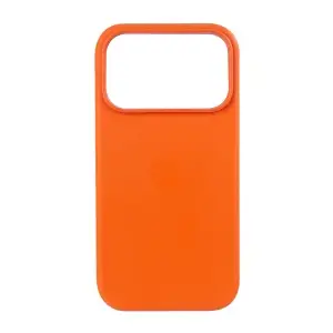 Чехол iPhone 17 Pro Max Leather Case 100% ORG (MagSafe) c LOGO Orange