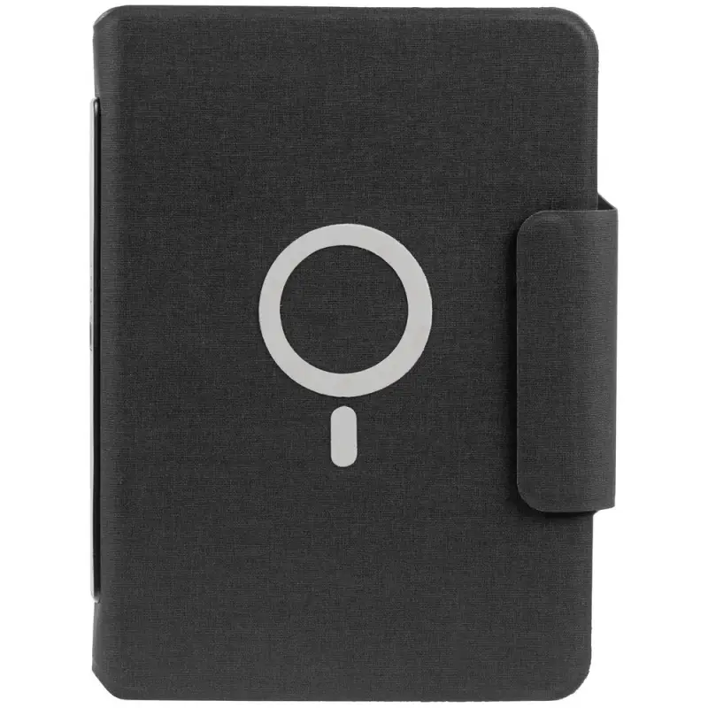 Органайзер с блокнотом и аккумулятором Oiro, черный Органайзер с блокнотом и аккумулятором Oiro, черный