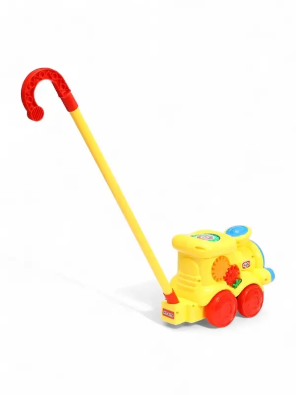 Каталка на палочке  Каталка на палочке "Паровозик" с шестеренками