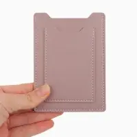 Обложка для автодокументов, СТС и права, 9&times;0.3&times;12.5 см, розовая