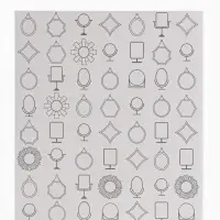 Зеркало настольное, двустороннее, 16.8&times;19.5 см, (13.5&times;16 см), белое