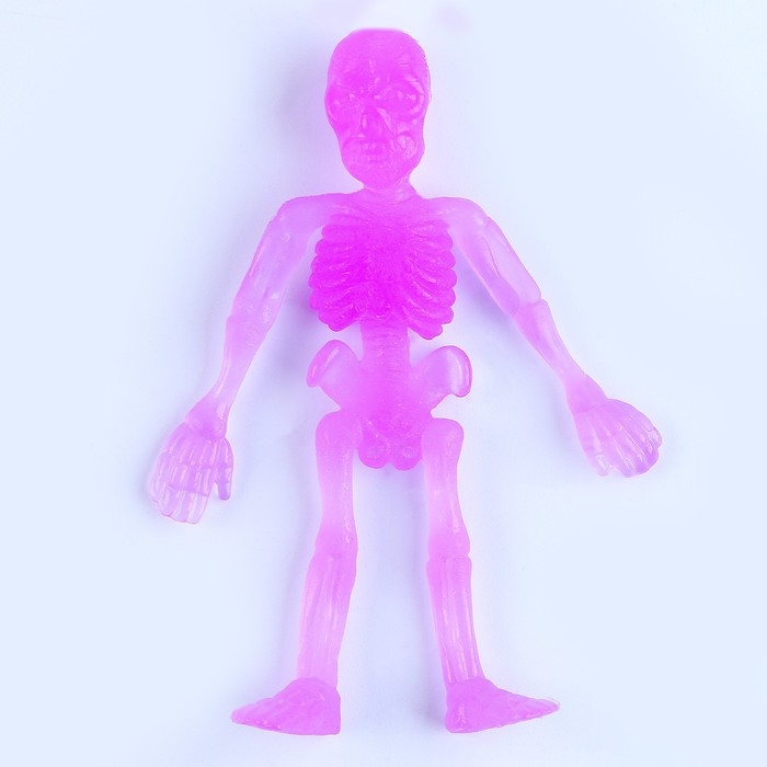 Хэллоуин. Антистресс сквиш мялка «Скелетики», цвета МИКС, в шоубоксе Хэллоуин. Антистресс сквиш мялка «Скелетики», цвета МИКС, в шоубоксе