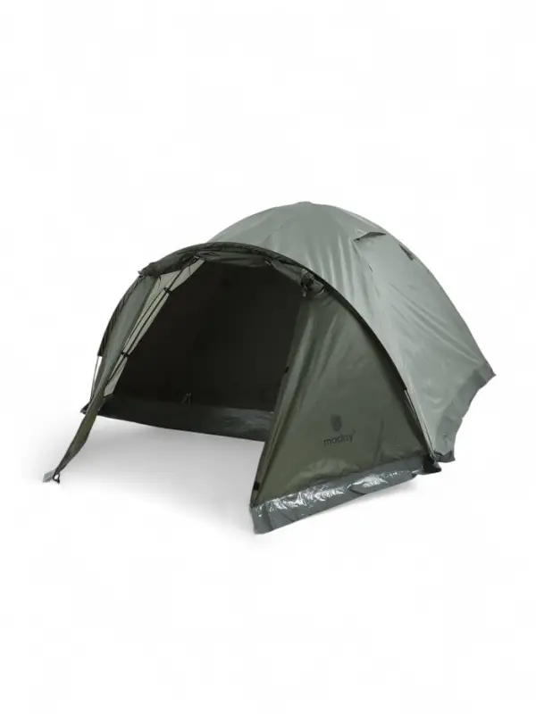 Палатка туристическая 3-местная maclay khibin 3, 310×210×140 см, трекинговая, двухслойная, с тамбуром, зелёная