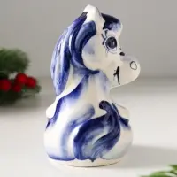 Сувенир Лошадка Маруся, 10х6х6,5см, гжель