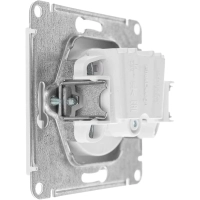Розетка 1-м СП AtlasDesign 16А IP20 без заземл без з/ш бел SE ATN000141