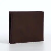 Портмоне мужское без застёжки, отдел для карт, монет, коричневое