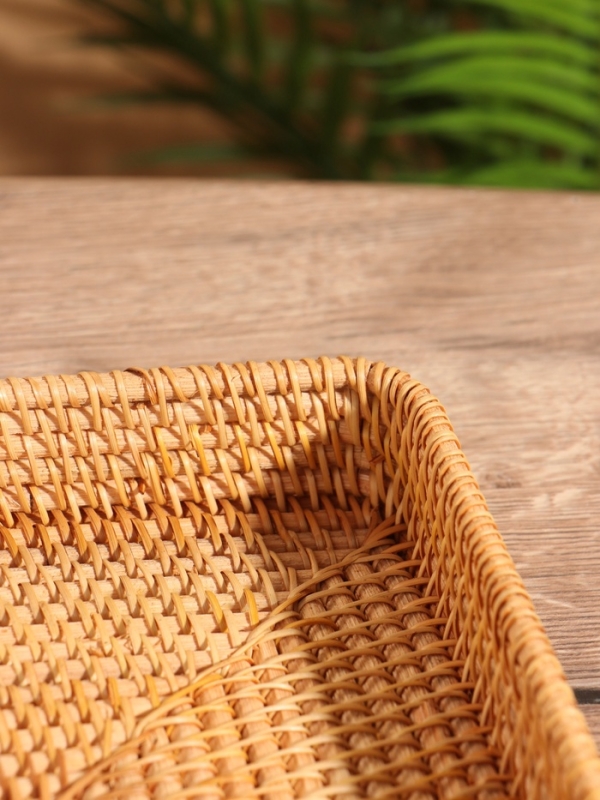 Поднос, 21х21х4 см, ротанг Поднос, 21х21х4 см, ротанг