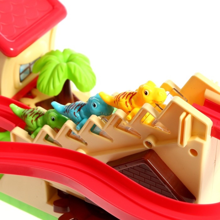 Конструктор развивающий с шестерёнками «Дино Мир», 33 детали Конструктор развивающий с шестерёнками «Дино Мир», 33 детали