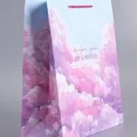 Пакет подарочный "Выше облаков" ламинированный 26 х 12 х 32 см