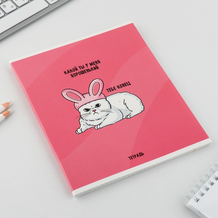 Тетрадь в клетку, 48 листов А5 на скрепке МИКС «1 сентября: Котики», обложка мелованный картон 230 гр внутренний блок №1, белизна 96% Тетрадь в клетку, 48 листов А5 на скрепке МИКС «1 сентября: Котики», обложка мелованный картон 230 гр внутренний блок №1, белизна 96%