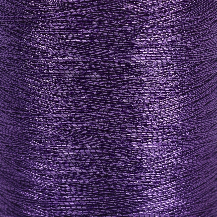 Набор металлизированных ниток, 91 ± 1 м, 6 шт, цвет фиолетовый Набор металлизированных ниток, 91 ± 1 м, 6 шт, цвет фиолетовый