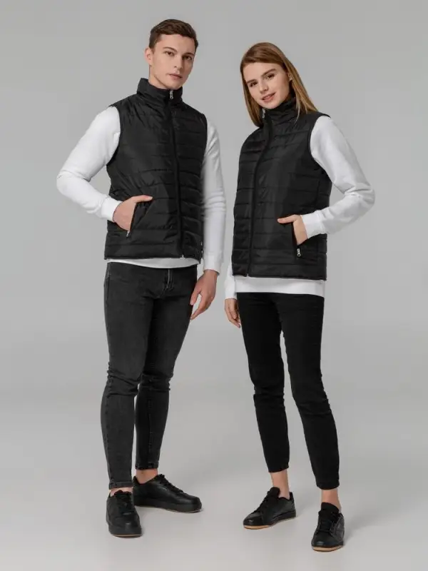 Жилет двусторонний Climb, черный, размер XS