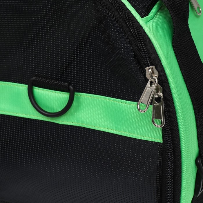 Сумка-переноска сетчатая, 43 х 21 х 30 см, зелёная Сумка-переноска сетчатая, 43 х 21 х 30 см, зелёная