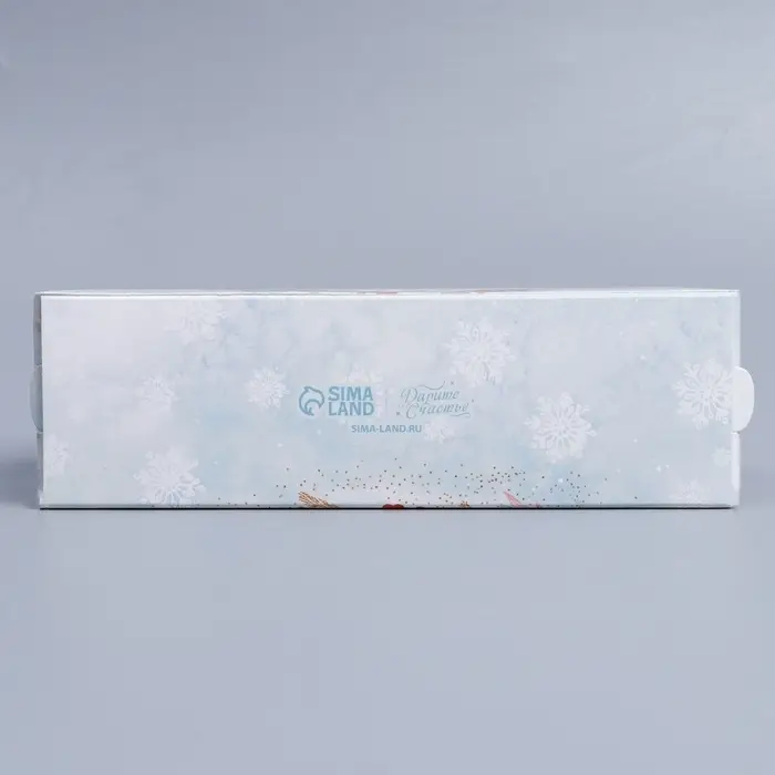 Коробка для макарун «Вьюга» 18×5.5×5.5 см Коробка для макарун «Вьюга» 18×5.5×5.5 см