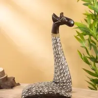 Сувенир "Жираф" дерево 25х13х40 см, бежево-коричневый Сувенир "Жираф" дерево 25х13х40 см, бежево-коричневый