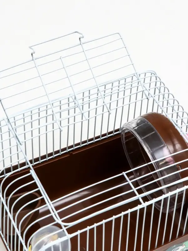 Клетка для грызунов &laquo;Пижон&raquo;, 23&times;17&times;17 см, коричневая