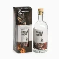 Подарочный набор для приготовления настойки &laquo;Пряный виски&raquo;, набор трав и специй 19 г, бутылка 500 мл., инструкция