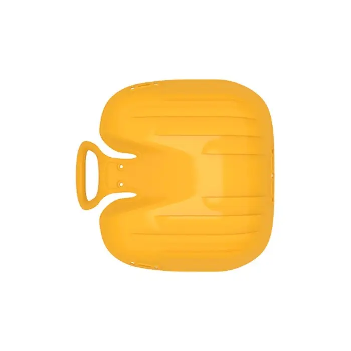 Санки-ледянки с мягкой сидушкой «Вираж», желтые, 39×37см Санки-ледянки с мягкой сидушкой «Вираж», желтые, 39×37см