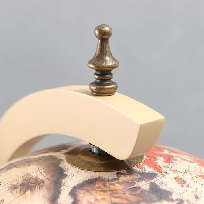 Глобус-бар декоративный, песочный цвет 43х33х33 см Глобус-бар декоративный, песочный цвет 43х33х33 см