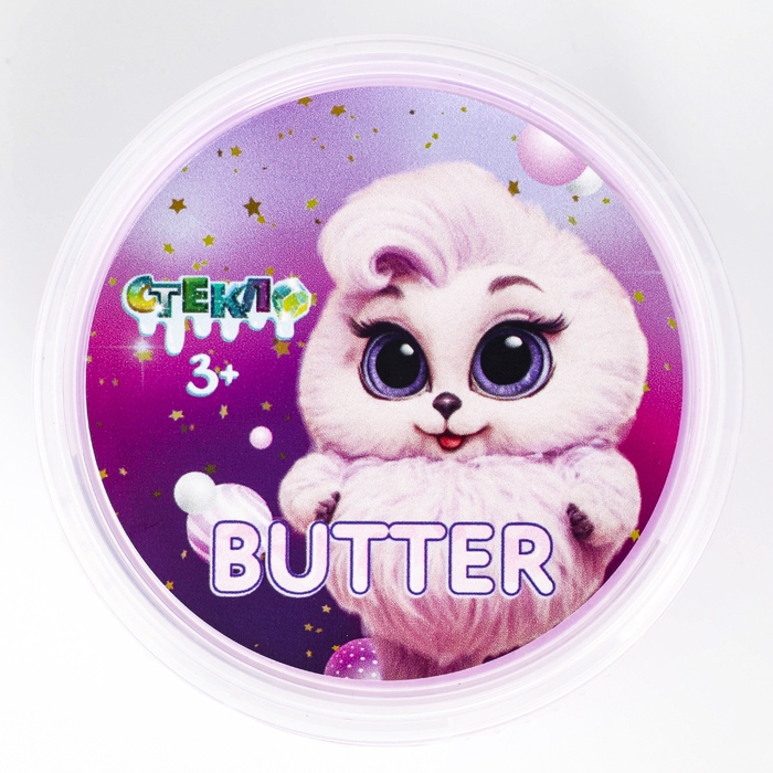 Слайм «Стекло», серия Butter, фиолетовый цвет, 75 г Слайм «Стекло», серия Butter, фиолетовый цвет, 75 г