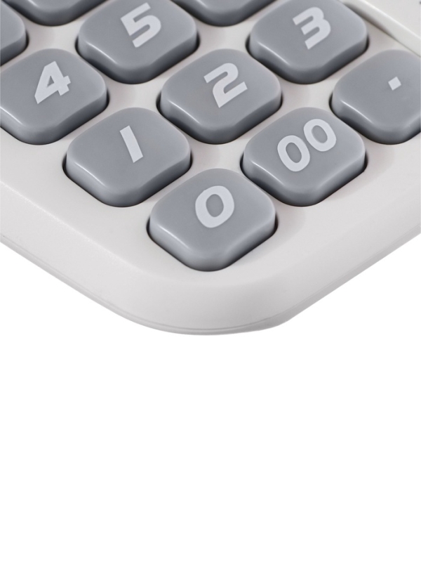 Калькулятор настольный 12-разрядный КК-3825В, белый Калькулятор настольный 12-разрядный КК-3825В, белый